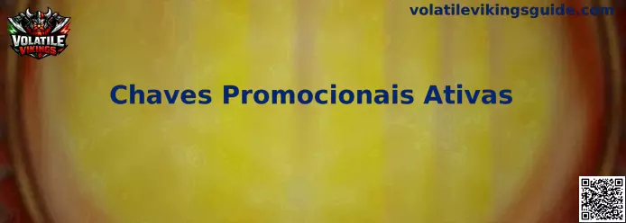 Chaves Promocionais Ativas Volatile Vikings