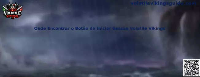 Ubicación detallada del botón de acceso en la tragamonedas Volatile Vikings